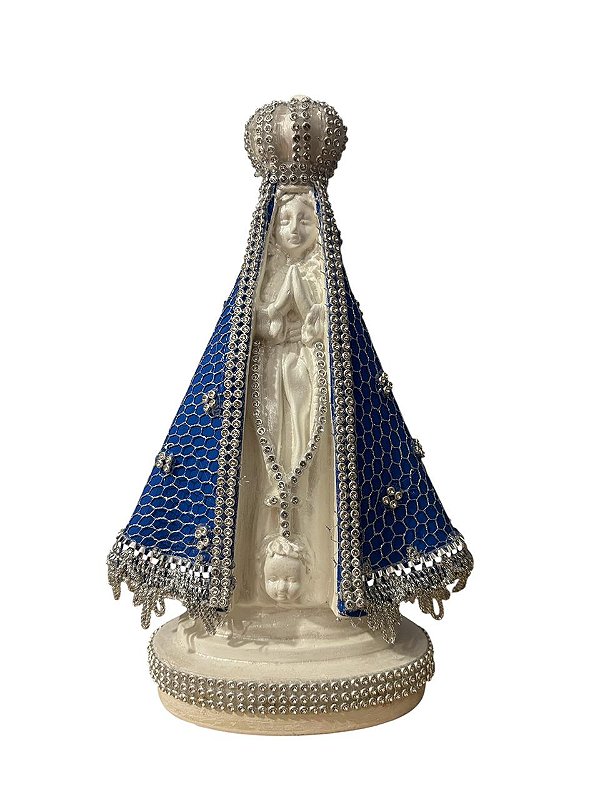 IMAGEM NS APARECIDA MANTO AZUL 20CM - UNI