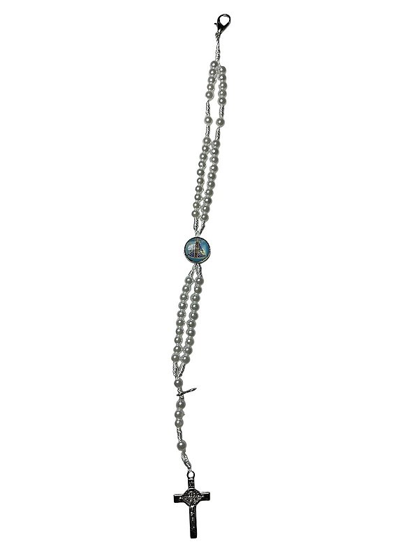 TERÇO PULSEIRA PEROLA VÁRIOS MODELOS - PC 12 UN