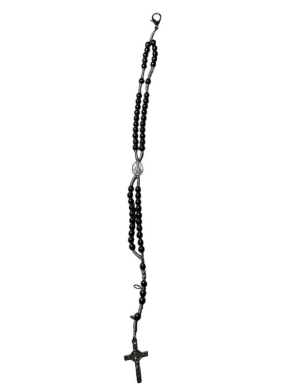TERÇO PULSEIRA HEMATITA - PC 12 UN