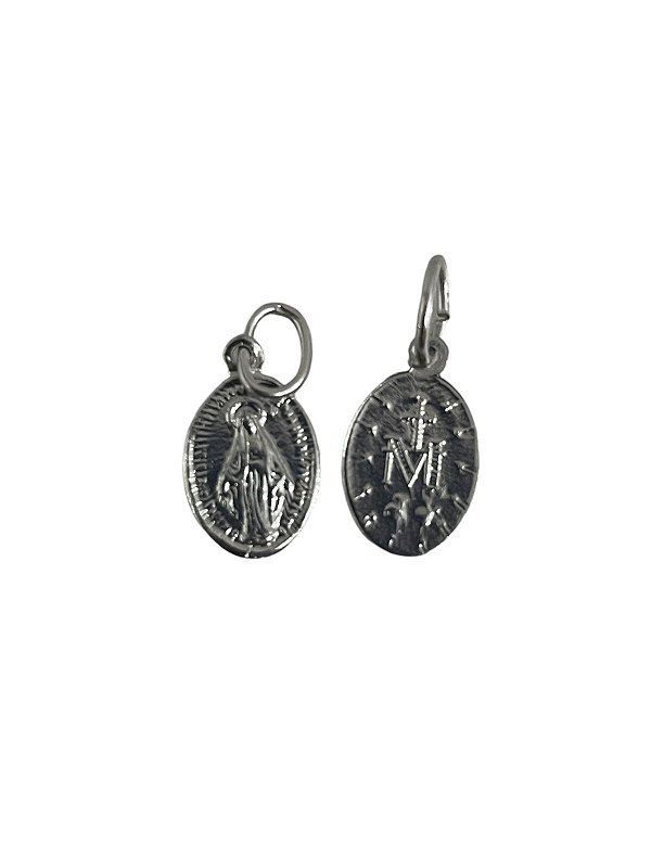 MEDALHA MILAGROSA DOURADA/PRATA PEQUENA - PC 50 UNI