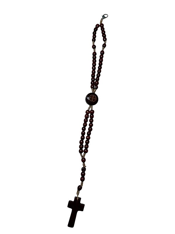 TERÇO PULSEIRA MADEIRA - PC 12 UN