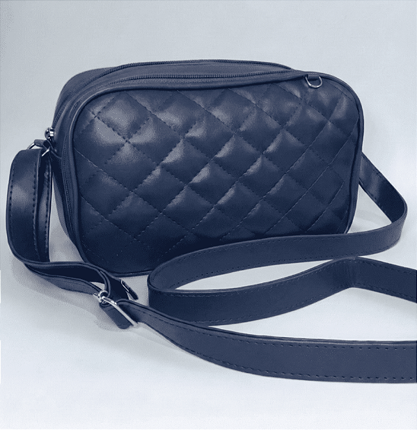 Bolsa Crossbody Feminina Azul Marinho Urban Flow com Alça Ajustável