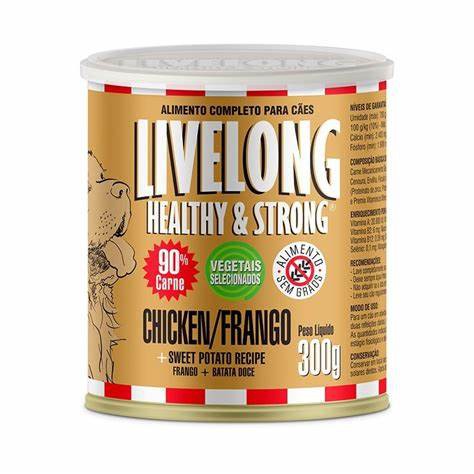 Alimento Úmido de Frango 300g - Livelong