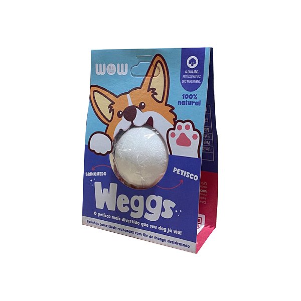 Petisco interativo Weggs -Sabor Frango