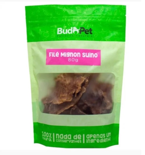 Petisco de File Mignon Suino - BudoPet