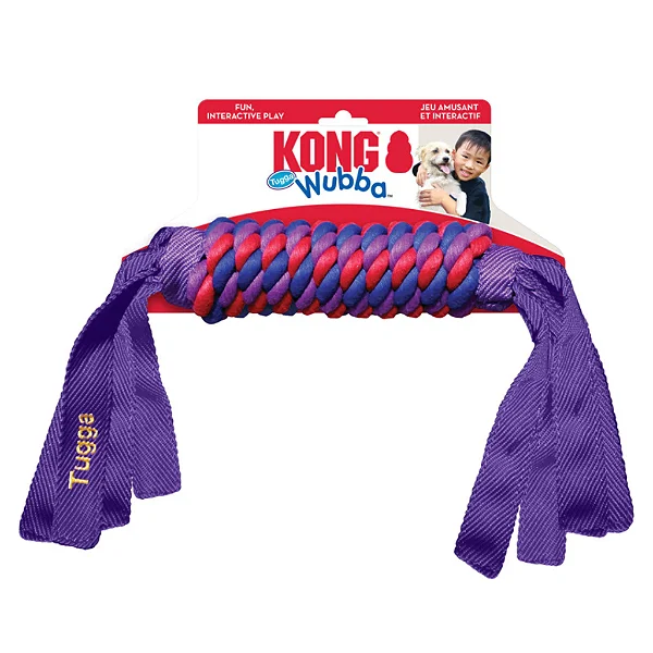 Brinquedo interativo corda Kong Wubba Tugga