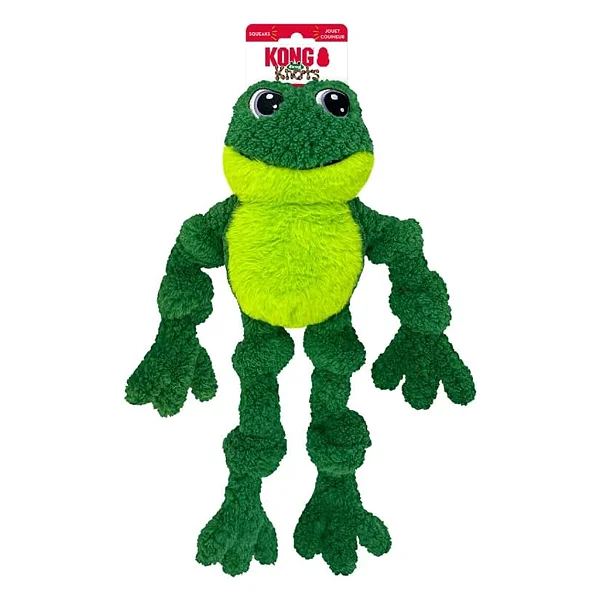 Pelúcia Resistente de corda Kong Knots Frog sapo - Tamanho G