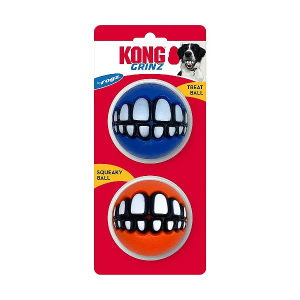 Bola Sorriso - Kong Grinz com 2 Bolas grandes