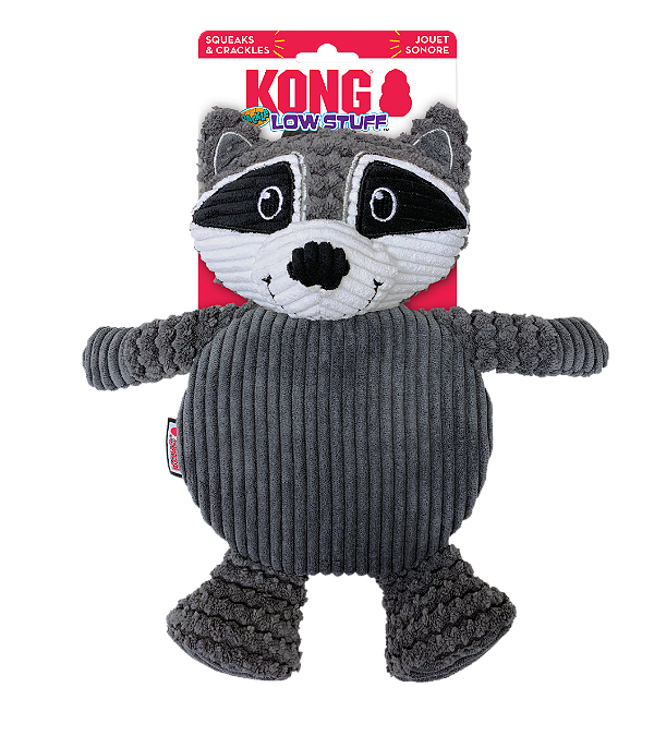 KONG Low Stuff Crackle Tummiez – Pelúcia Interativa Sem Enchimento