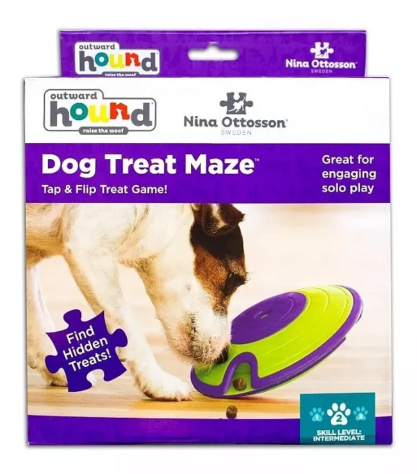 Dog Treat Maze - Brinquedo Interativo e Diversão Garantida