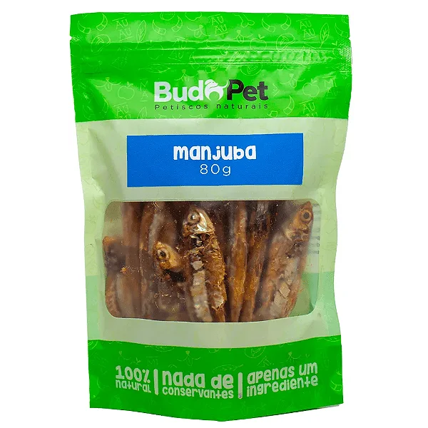 Petisco Manjubinha 80g - Budo Pet
