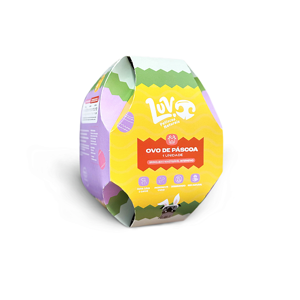 Ovo de Páscoa Recheado (100% Natural) - Luv