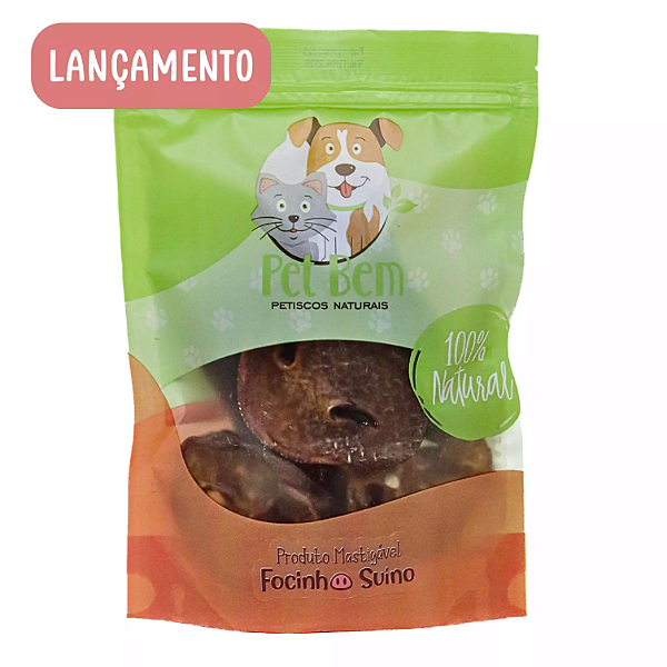 Focinho Suino Desidratado - Pet Bem