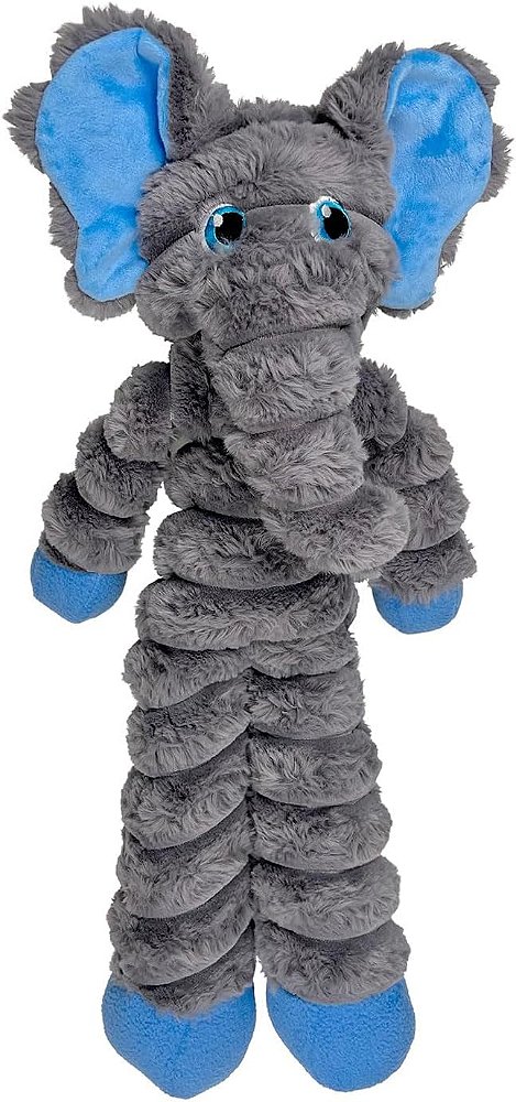 KONG Shakers Crumples Elephant (Elefante) XL – Pelúcia Gigante com Apito