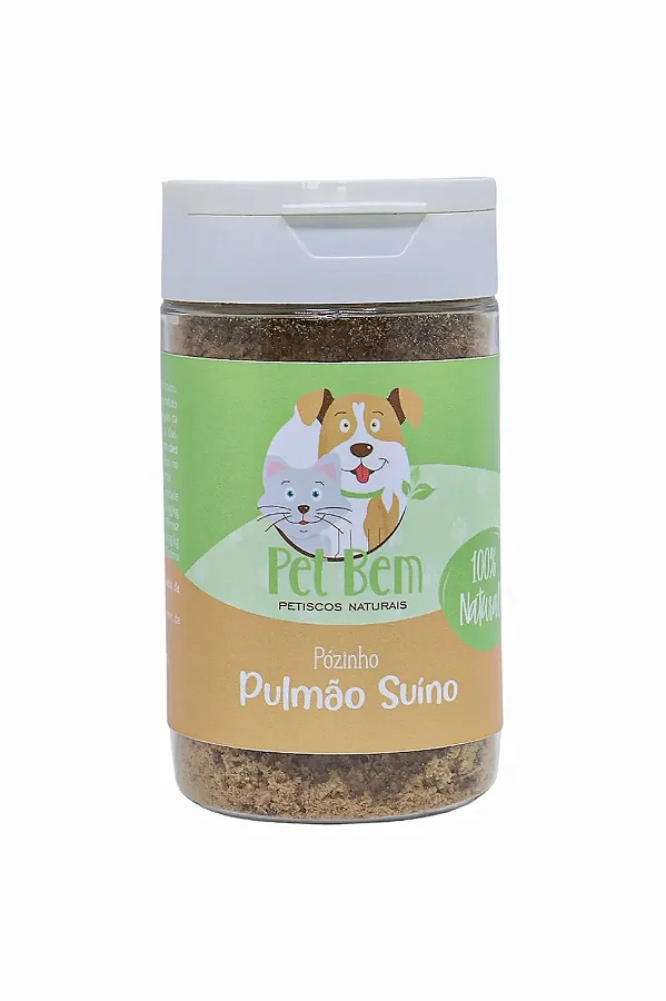 Saborizante 100% natural tempero Pulmão Suino - Petbem