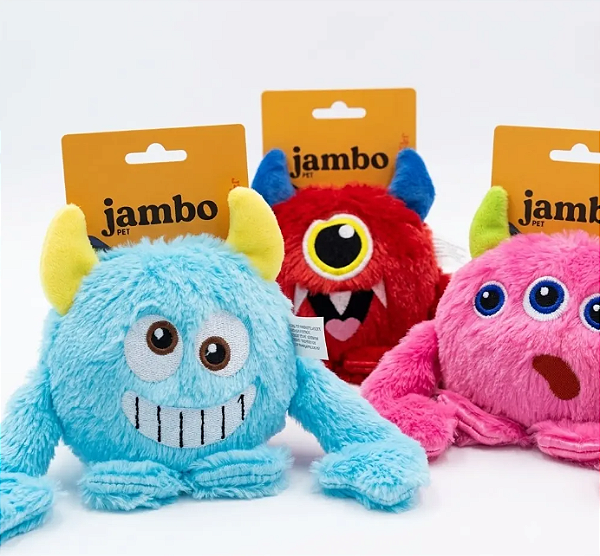 Pelúcia Cosmo Monstro com Apito - Jambo