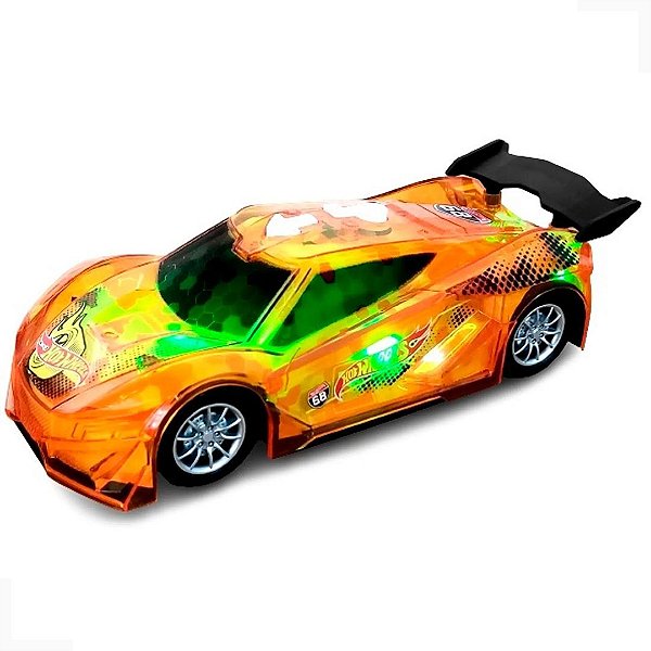 Brinquedo Carro Multikids Carro Hot Wheels com Luz e Som Efeito Motor a Jato e Design Refinado - Multicor - 3 Pilhas AA