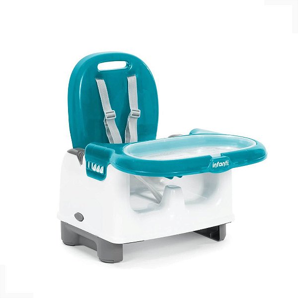 Cadeira de Refeição Infanti Portatil Mila de Facil Transporte Ajuste de Altura e Cinto de 5 pontas - Azul - IMP91111