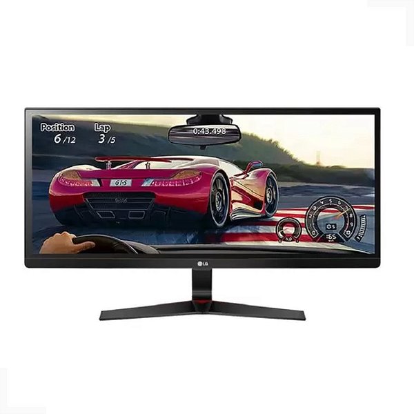 Monitor Gamer LG Ultrawide 29 Pol, 1ms Full HD - Preto- 110V - 29UM69G-B