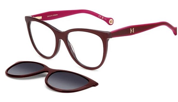 CAROLINA HERRERA HER 0259/CS LHF99 54 - ÓCULOS DE GRAU CLIC ON