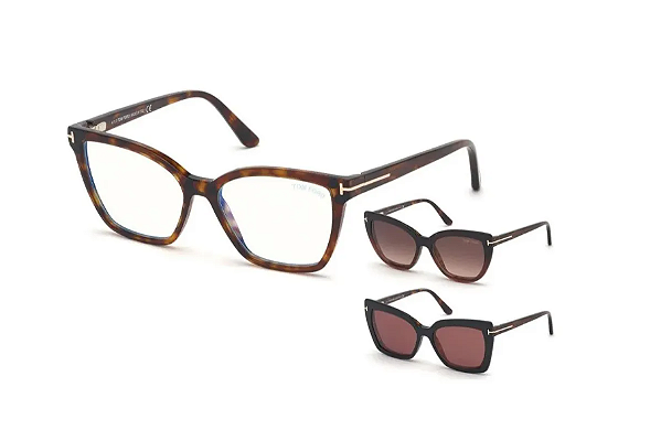TOM FORD TF5641-B ECO 054 53 - ÓCULOS DE SOL CLIC ON