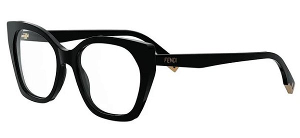 FENDI FE50136I 001 53 - ÓCULOS DE GRAU