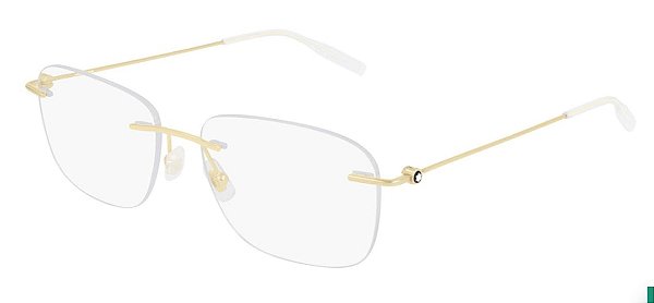 MONTBLANC MB0075O 002 56 - ÓCULOS DE GRAU 3 PEÇAS