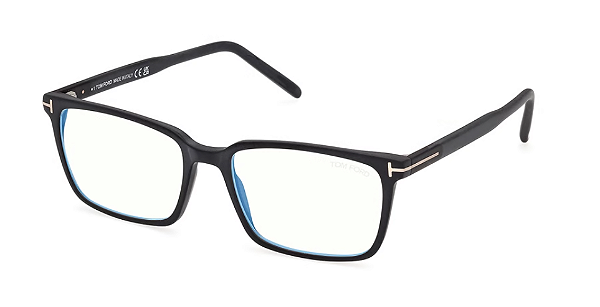 TOM FORD TF5802-B 002 55 - ÓCULOS DE GRAU