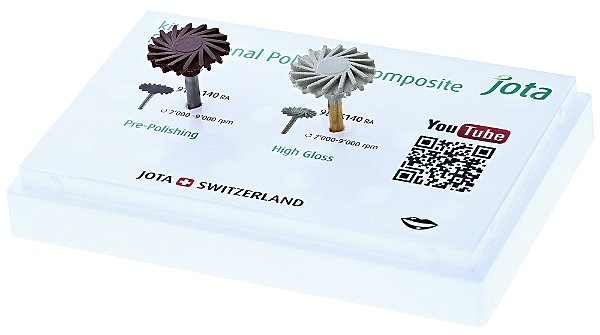Kit Jota 1921 "Professional Polishing Composite" Polidores diamantados Swivel para resinas