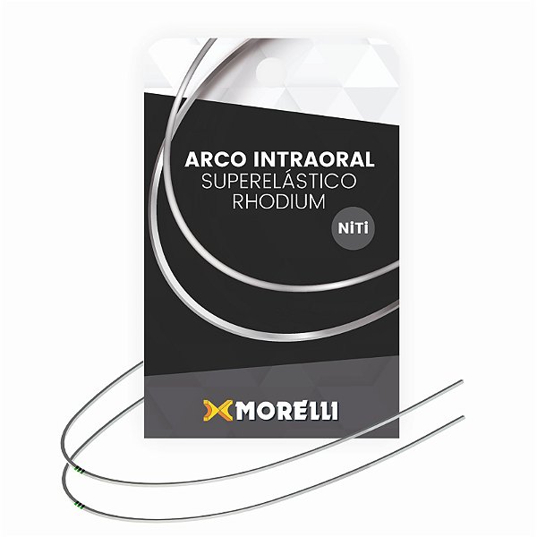 Arco Intraoral Rhodium Superelástico NiTi - Retangular