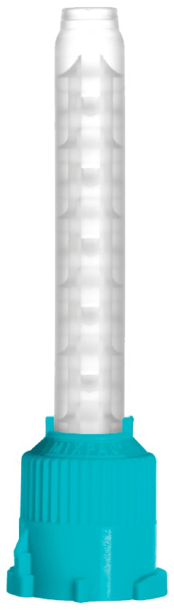 Ponta misturadora MIXPAC T-Mixer 6.5mm Turquesa - 1:1/2:1