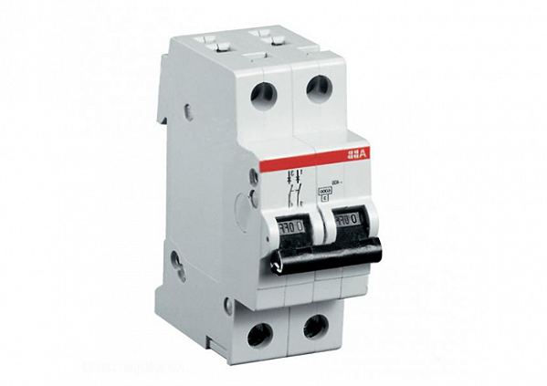Minidisjuntor Bipolar 10A 230/400V AC - ABB - S202-C10