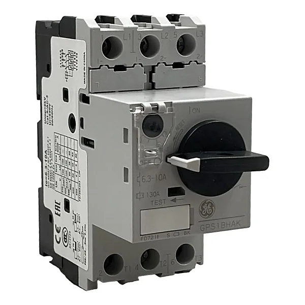 Disjuntor Motor 6,3-10A - 690V AC - GE - GPS1BHAK