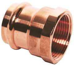 Adaptador fêmea de cobre - Mueller Streamline -  P x FPT - 1'' x 1'' - PF 01263