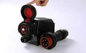 Plugue Elétrico Industrial à Prova de Explosão - 16A -  AC220V - 1P+N+PE - BCZ8030-16A - Shenhai