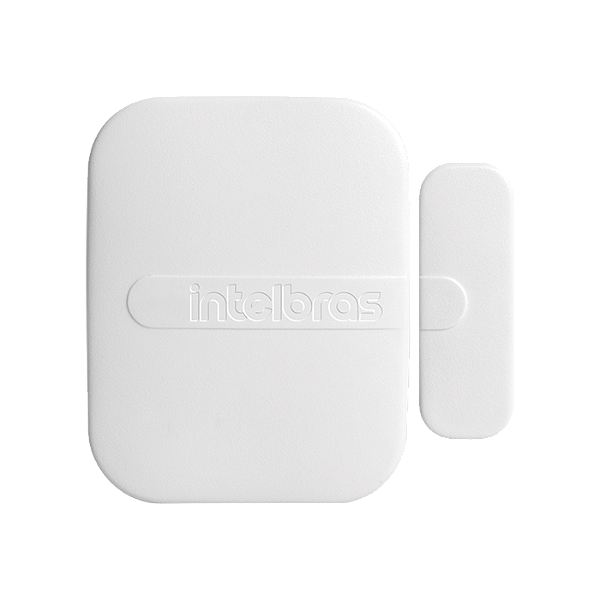 Sensor de Abertura Magnético Sem Fio - Branco - XAS 4010 Smart - Intelbras