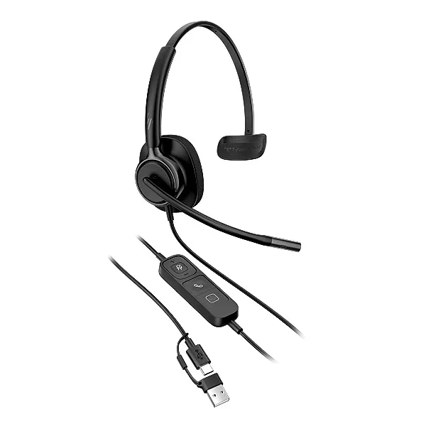 Headset HP Poly Mission 415 MonoTeams USB-C/A Cl C01A9AA#AC3