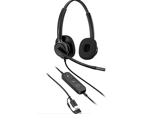 Headset HP Poly Mission 425 Stereo Teams USB-C/A C01B6AA#AC3
