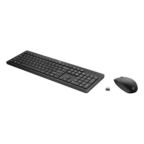 Kit Teclado e Mouse HP HPCM 235 Sem Fio Preto