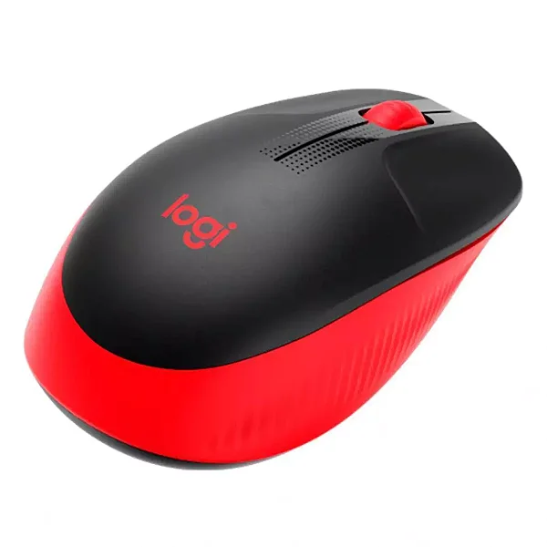 Mouse Logitech M190 Vermelho sem fio 910-005904-C