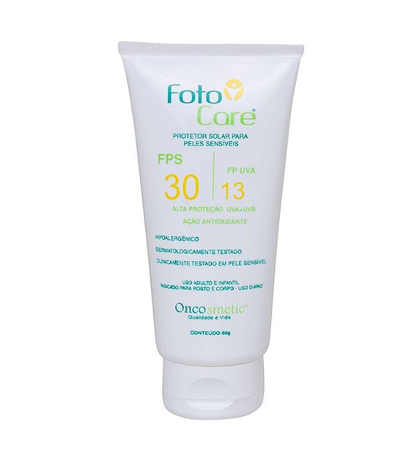 Oncosmetic Protetor Solar FPS 30 – 60g (Hipoalergênico)