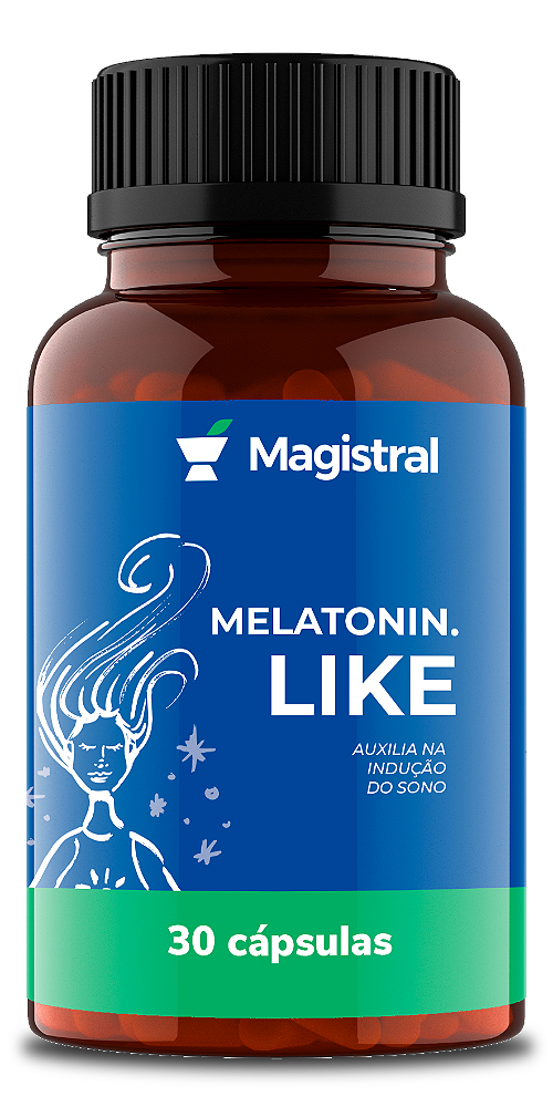 MELATONIN. LIKE - 30 doses - (cápsulas para auxiliar no sono)