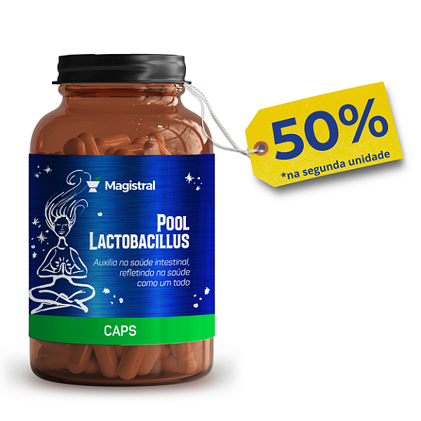 Pool de Lactobacillus e Bifidobacterium - 30 doses (2 potes)