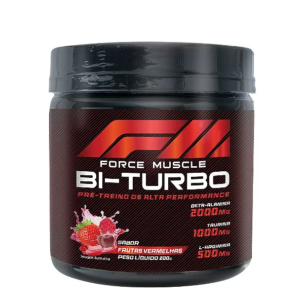 Pré treino Bi turbo 300g - Force Muscle