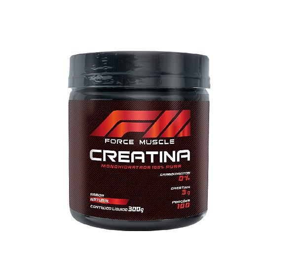 Creatina Forcemuscle 300g Monohidratada 100% - Force Muscle