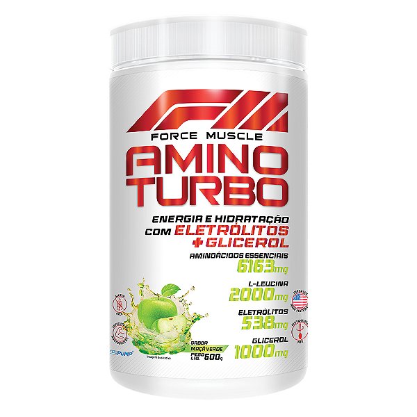 Amino Turbo Maçã Verde - Force Muscle