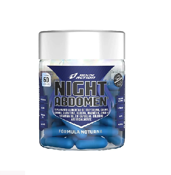 Termogênico Night Abdomen Pote 60 Cápsulas Bodyaction