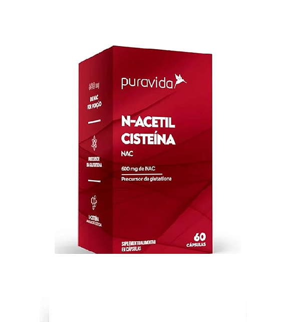 NAC 600 mg - N-ACETIL CISTEÍNA PURA VIDA
