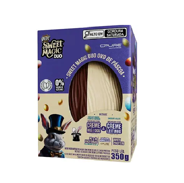 Ovo De Pascoa Whey Protein Gods Sweet Magic Duo 350G Canibal - Canibal Inc