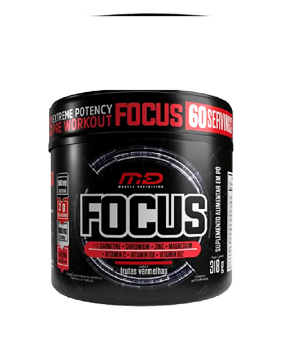Pré-Treino MD Muscle Definition Focus 318g com Arginina